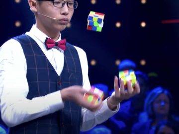 This Kid Solved 3 Rubik’s Cubes While Juggling For A World Record!