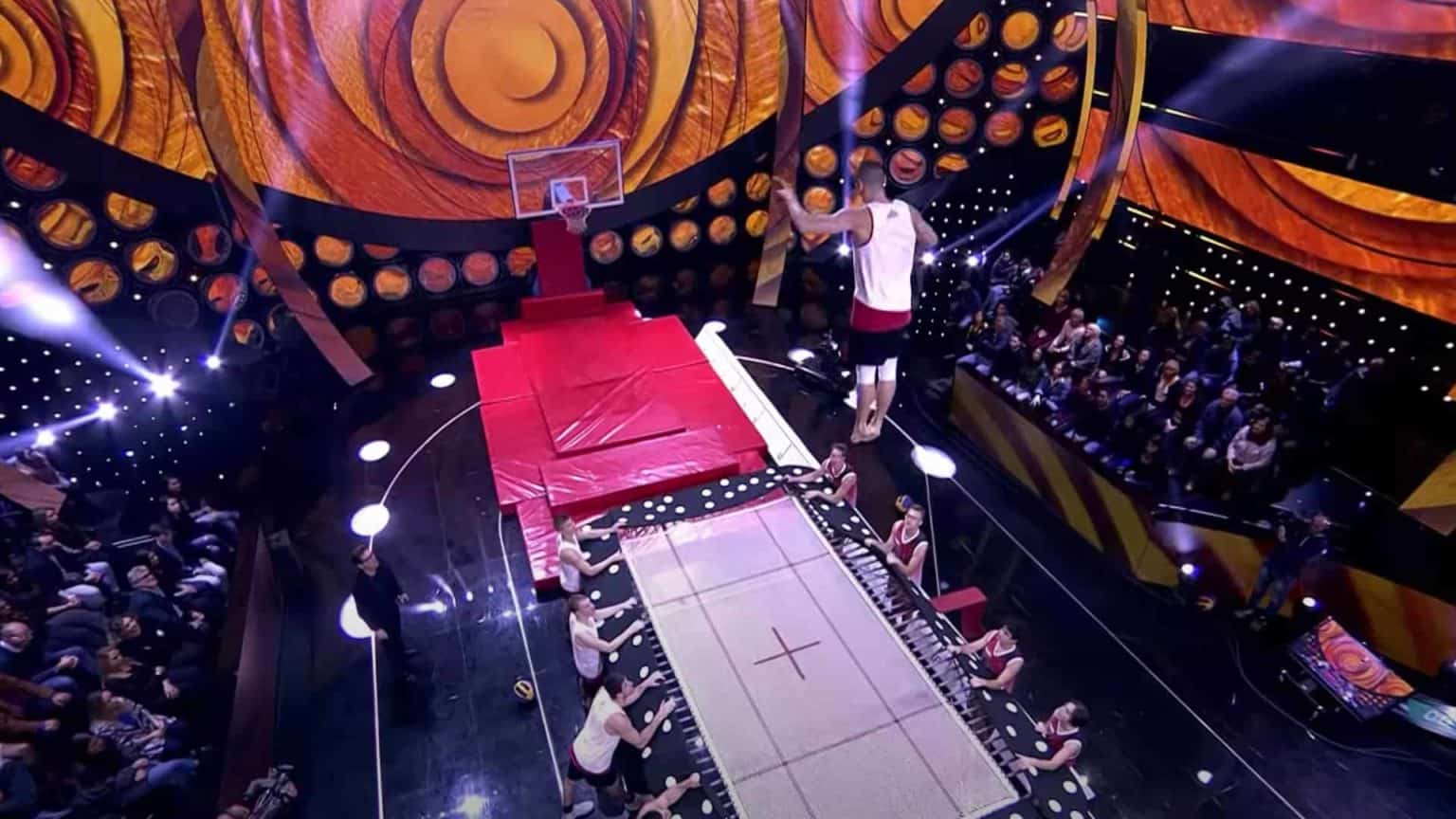 Over 26 Feet! Longest Slam Dunk From A Trampoline (Guinness World Records)